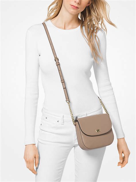 Mott Pebbled Leather Dome Crossbody Bag 